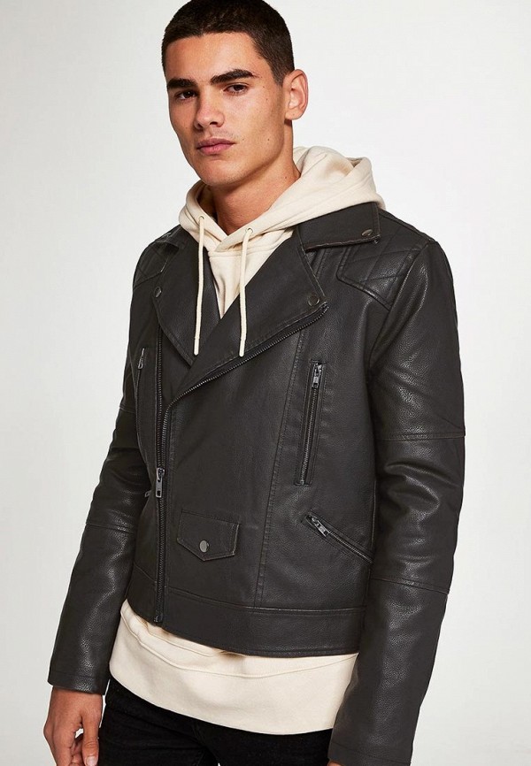 

Куртка кожаная Topman, Черный