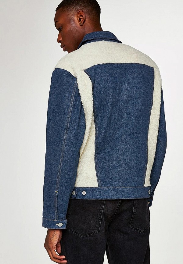 

Куртка джинсовая Topman; Topman TO030EMDCKU4, Белый;синий