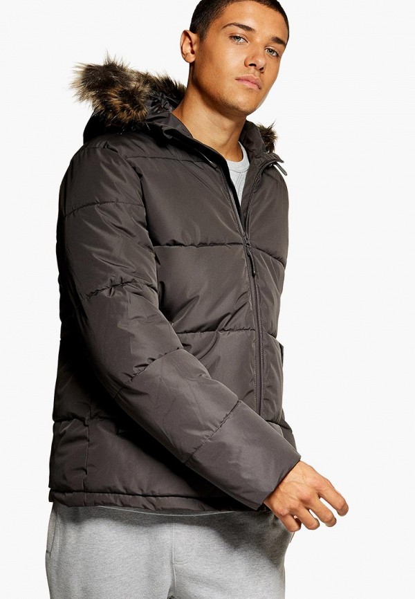 

Куртка утепленная Topman, Topman TO030EMDHPU3, Серый