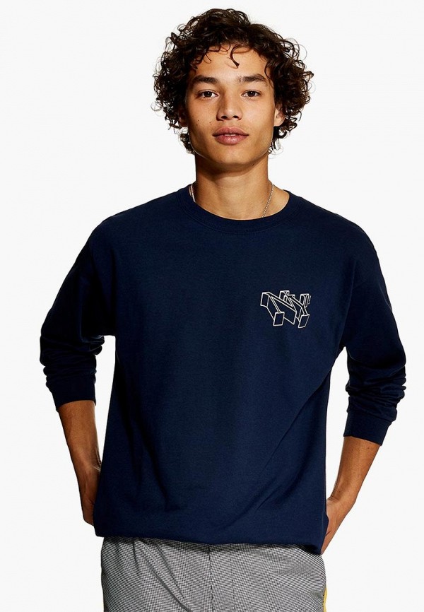 

Лонгслив Topman, Синий
