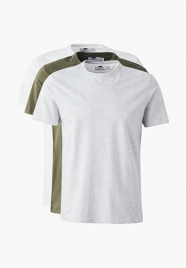 

Футболка Topman, Topman TO030EMEFSA2, Белый;серый;хаки