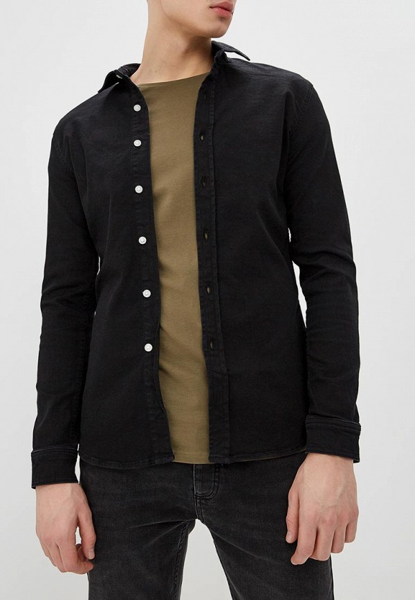 

Рубашка джинсовая Topman; Topman TO030EMEFSE6, Черный