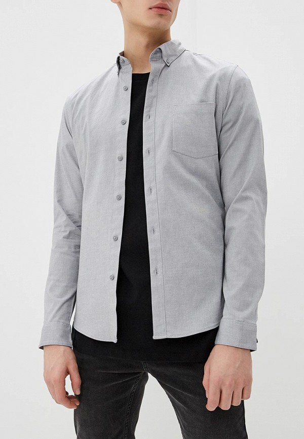 

Рубашка Topman, Topman TO030EMEFSE8, Серый