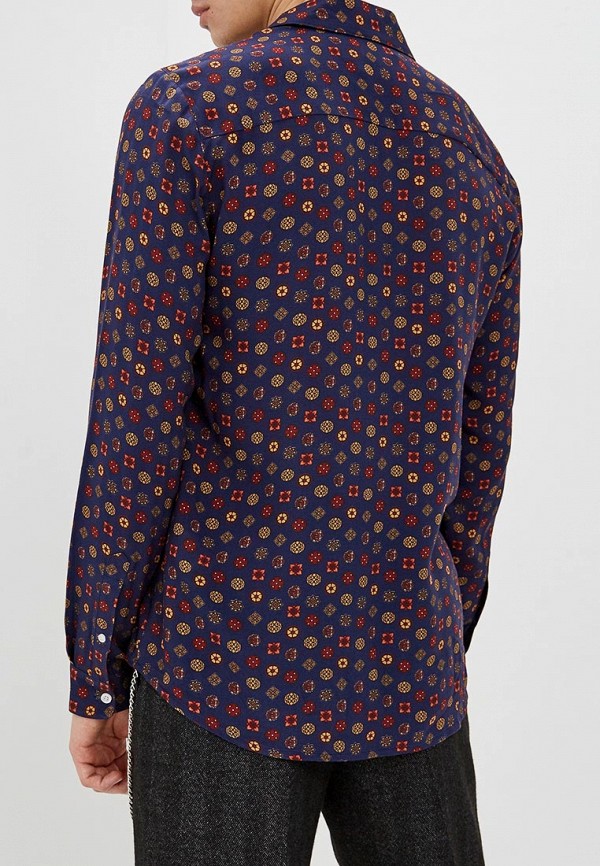 

Рубашка Topman; Topman TO030EMEFSF0, Синий
