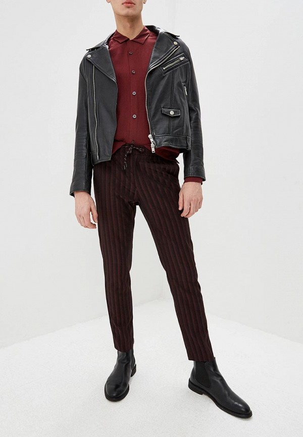 

Брюки Topman; Topman TO030EMEFSG2, Бордовый
