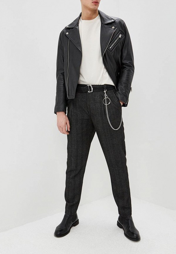 

Брюки Topman; Topman TO030EMEFSG3, Серый