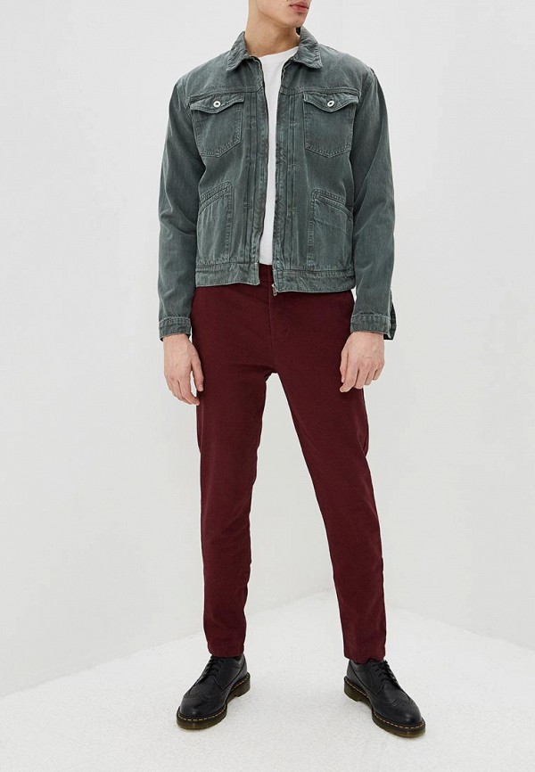 

Брюки Topman; Topman TO030EMEFSG9, Бордовый