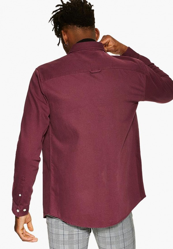 

Рубашка Topman; Topman TO030EMEIPU0, Бордовый