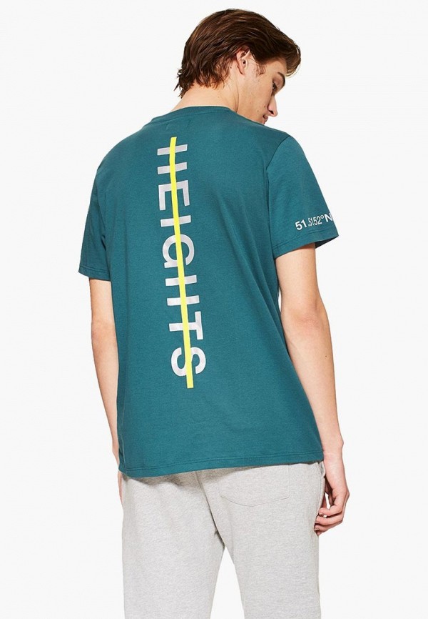 

Футболка Topman; Topman TO030EMEOPN0, Бирюзовый