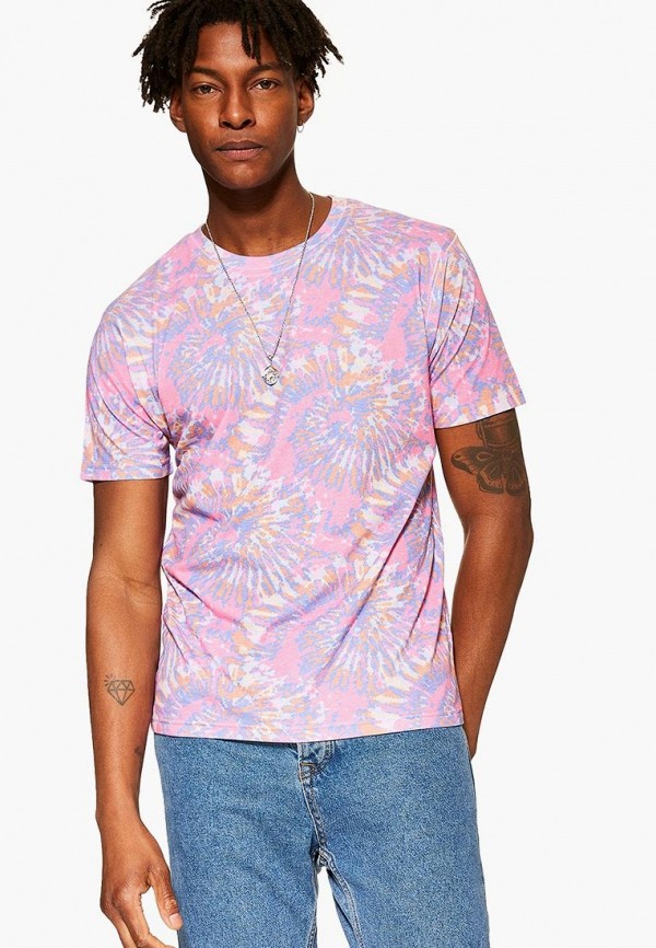 

Футболка Topman, Topman TO030EMEQWL8, Розовый