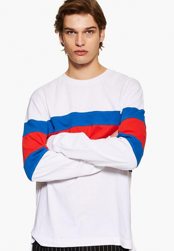 

Лонгслив Topman, Topman TO030EMEQWM3, Белый