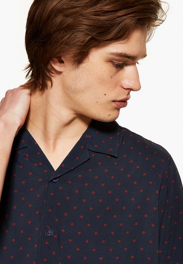 

Рубашка Topman; Topman TO030EMEQWN2, Синий