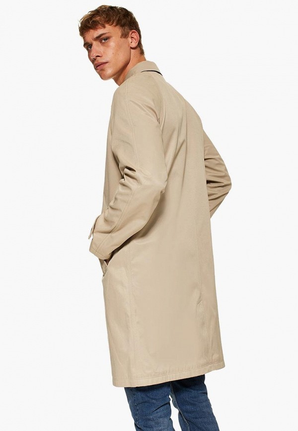 

Плащ Topman; Topman TO030EMESGW1, Бежевый