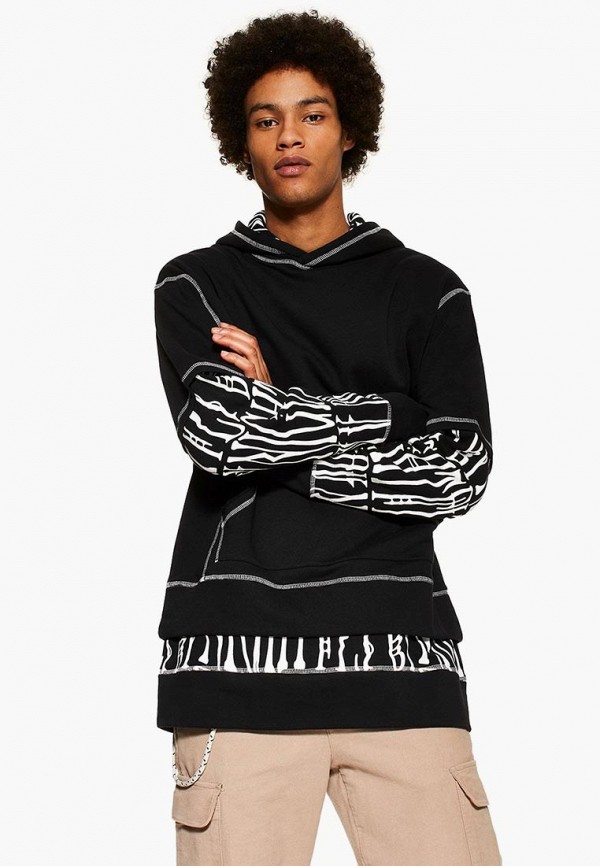 

Худи Topman; Topman TO030EMESOY8, Черный