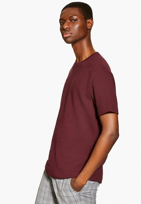 

Футболка Topman, Topman TO030EMESOZ2, Бордовый