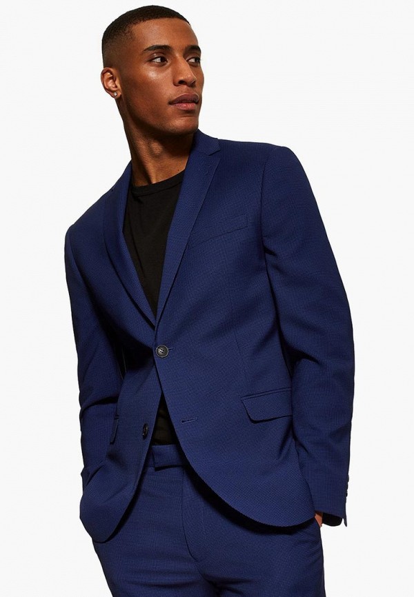 

Пиджак Topman; Topman TO030EMESPB0, Синий