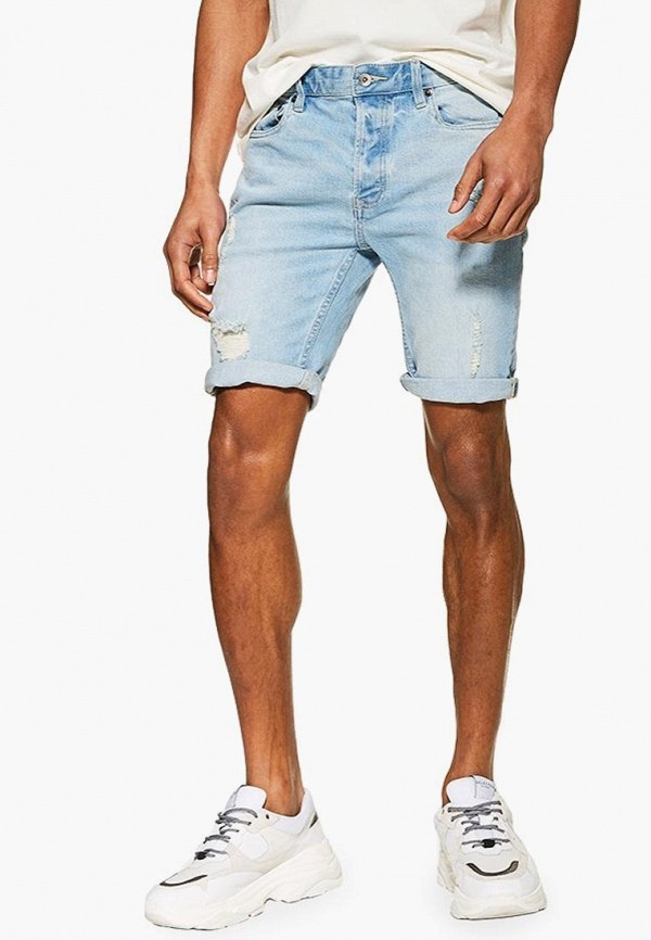 

Шорты джинсовые Topman, Голубой