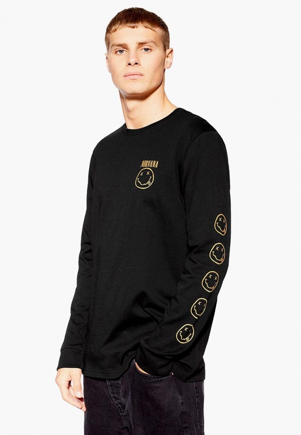 

Лонгслив Topman, Topman TO030EMFAIG3, Черный