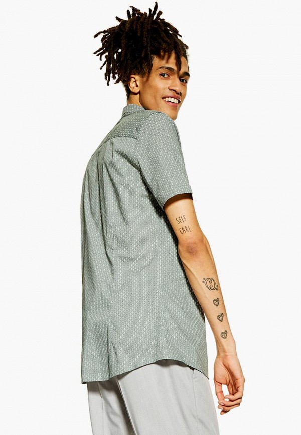 

Рубашка Topman, Зеленый, Topman TO030EMFDVX8