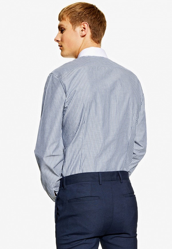 

Рубашка Topman, Topman TO030EMFGTM2, Синий