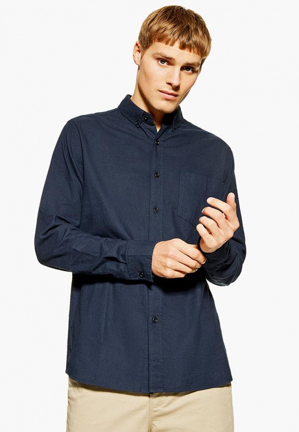 

Рубашка Topman, Синий, Topman TO030EMFHLU2