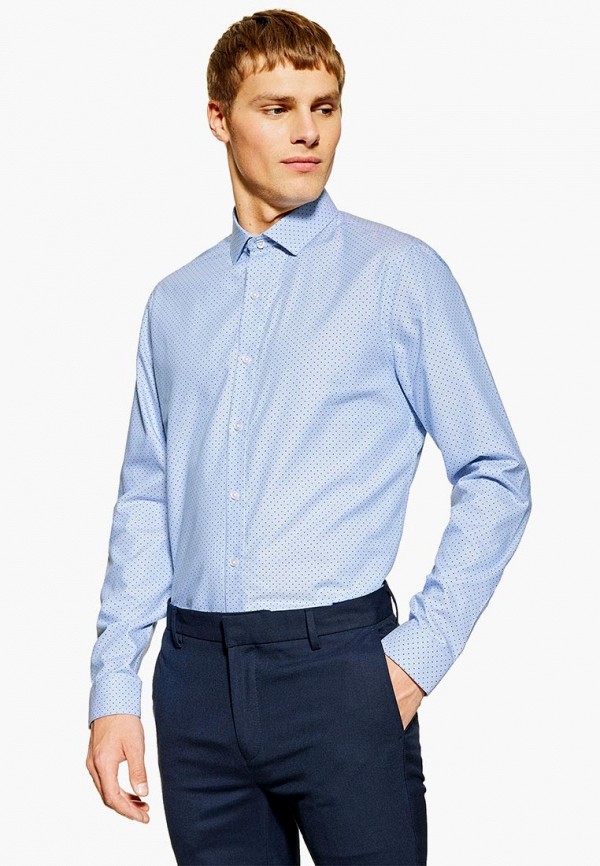 

Рубашка Topman, Голубой, Topman TO030EMFHLU6