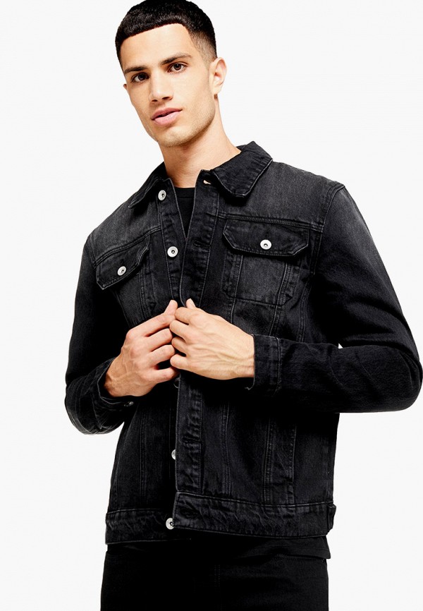 

Куртка джинсовая Topman, Topman TO030EMFIBQ1, Черный
