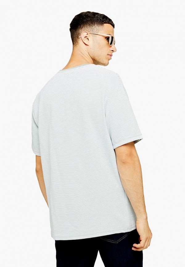 

Футболка Topman, Topman TO030EMFIBR2, Бирюзовый