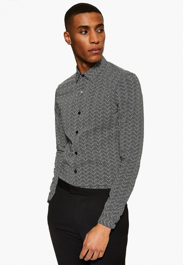 

Рубашка Topman, Topman TO030EMFOEQ9, Серый