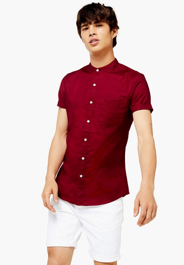 

Рубашка Topman, Бордовый, Topman TO030EMFYSL7