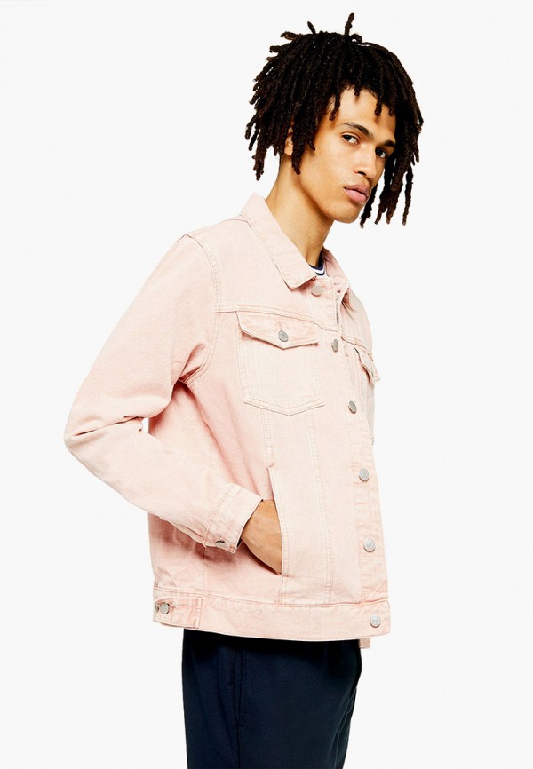 

Куртка джинсовая Topman, Розовый