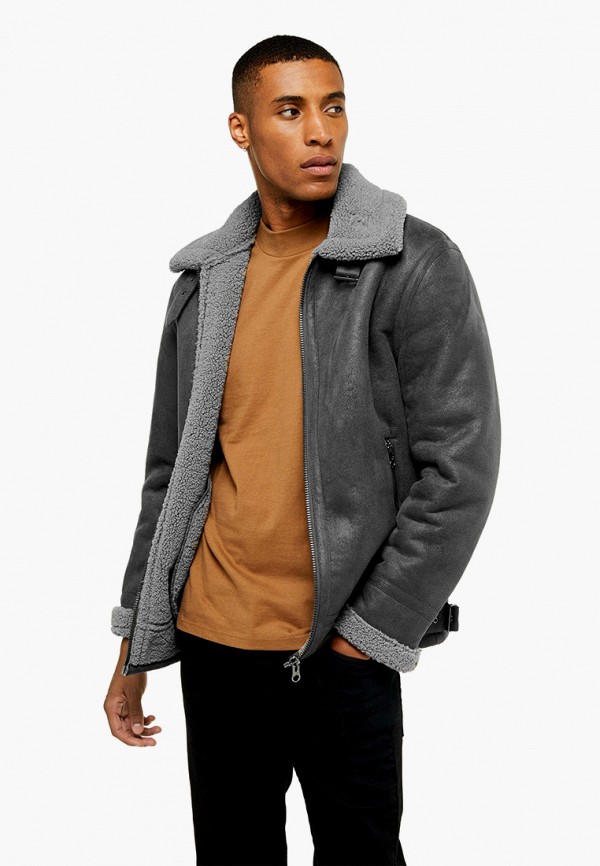

Дубленка Topman, Серый