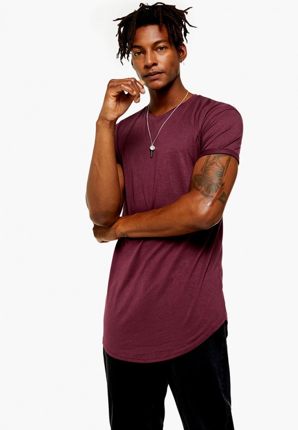 

Футболка Topman, Бордовый, Topman TO030EMGKEV5