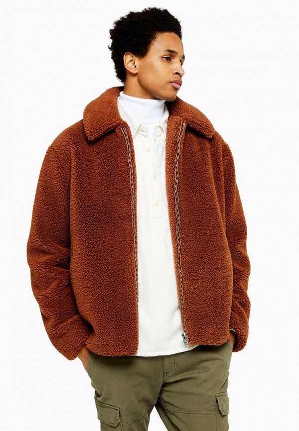 

Шуба Topman, Коричневый, Topman TO030EMGMQQ5