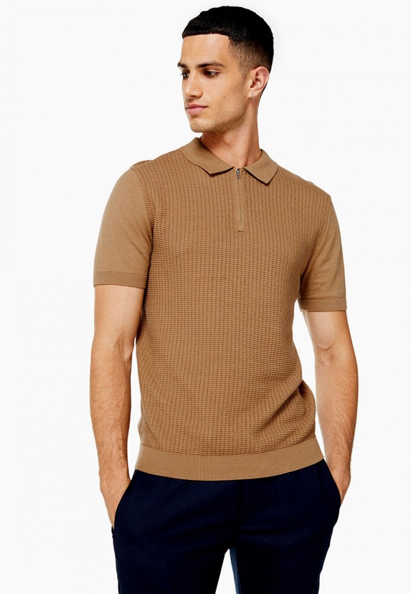 

Поло Topman, Коричневый, Topman TO030EMGMQR2