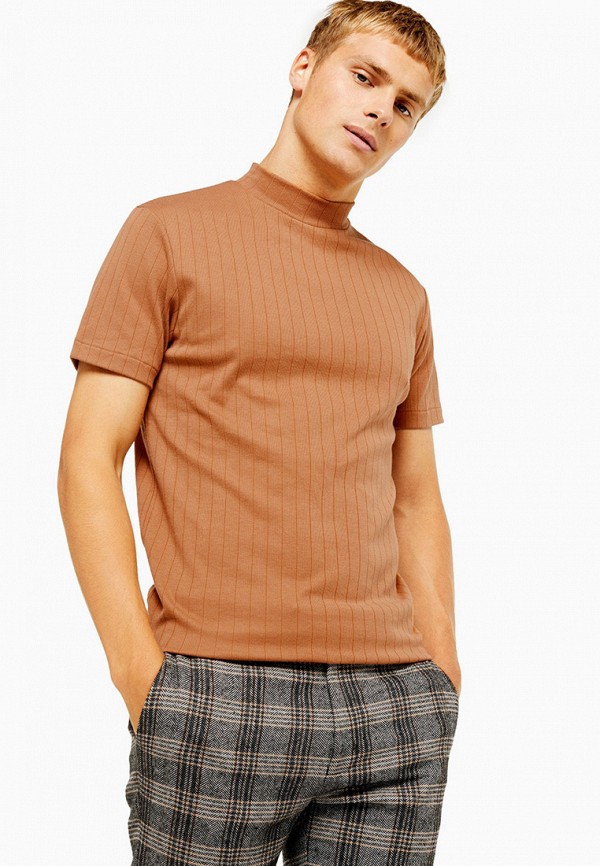 

Футболка Topman, Коричневый, Topman TO030EMGNMP1