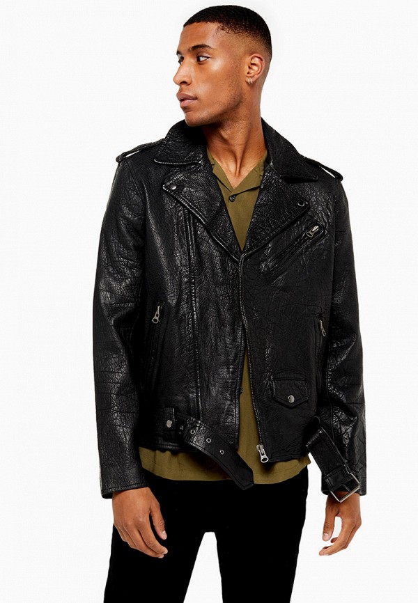 

Куртка кожаная Topman, Черный