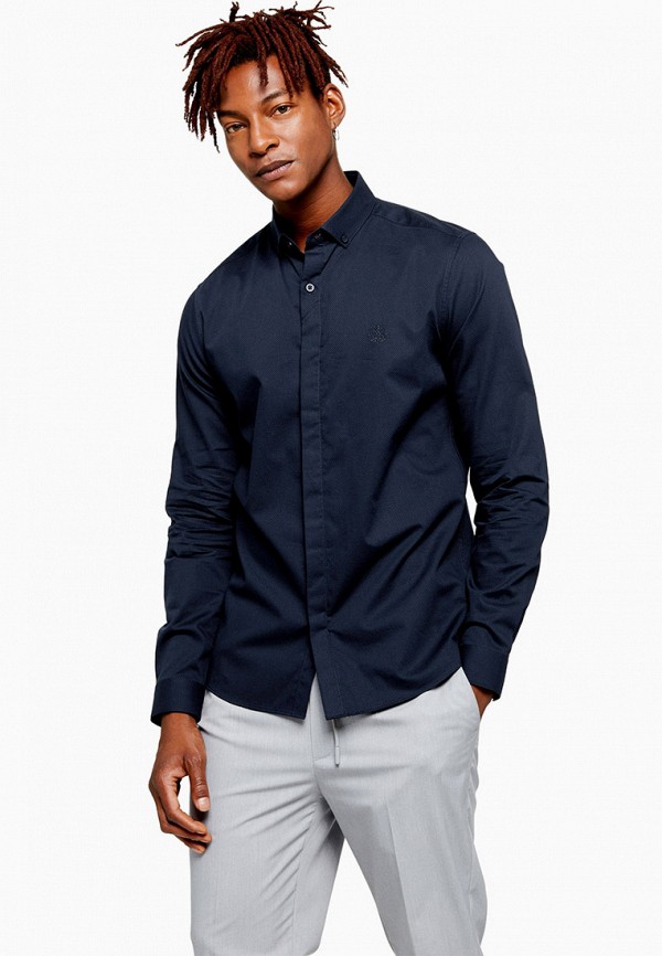 

Рубашка Topman, Синий, Topman TO030EMGTXY9