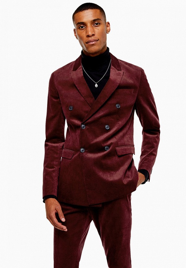 

Пиджак Topman, Бордовый, Topman TO030EMGVWN6