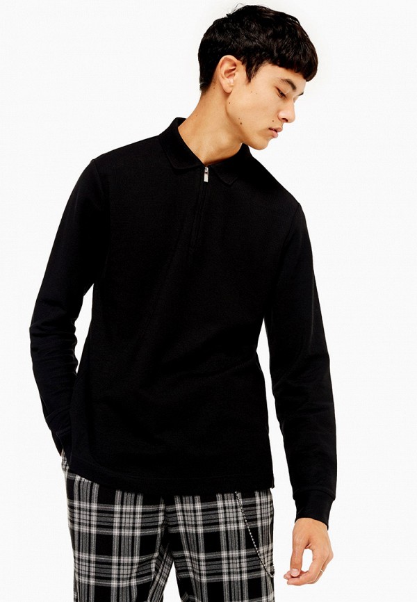

Поло Topman, Черный, Topman TO030EMHDFA3