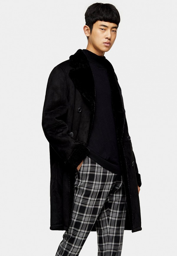 

Дубленка Topman, Черный, Topman TO030EMHHJS0