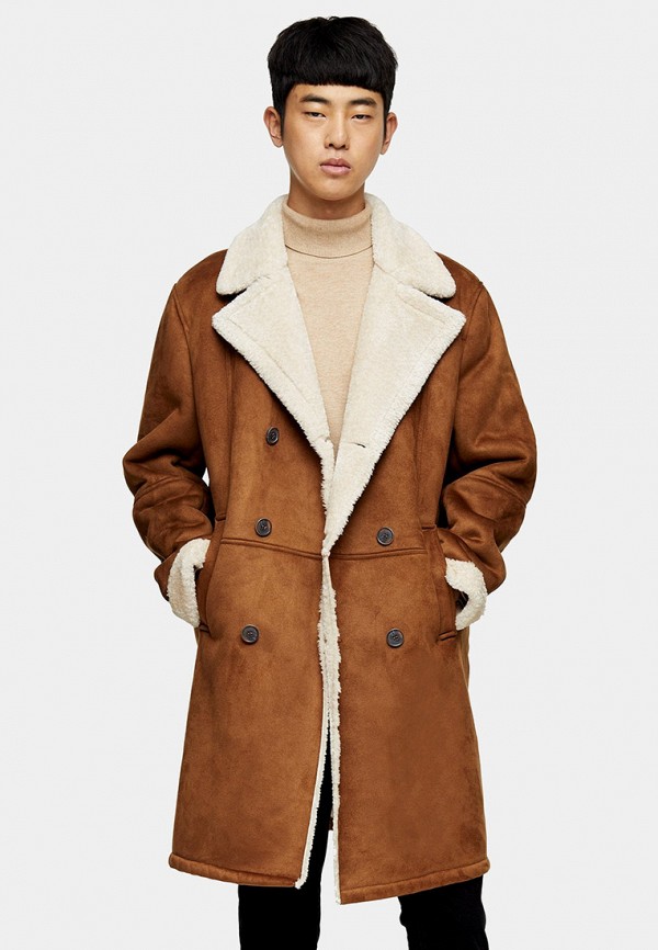 

Дубленка Topman, Коричневый, Topman TO030EMHHJS1