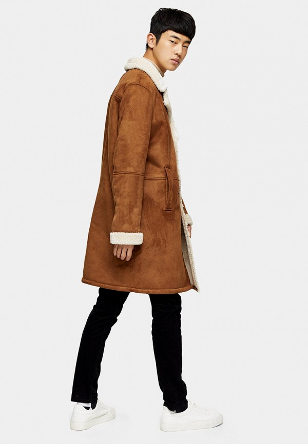 

Дубленка Topman, Коричневый, Topman TO030EMHHJS1