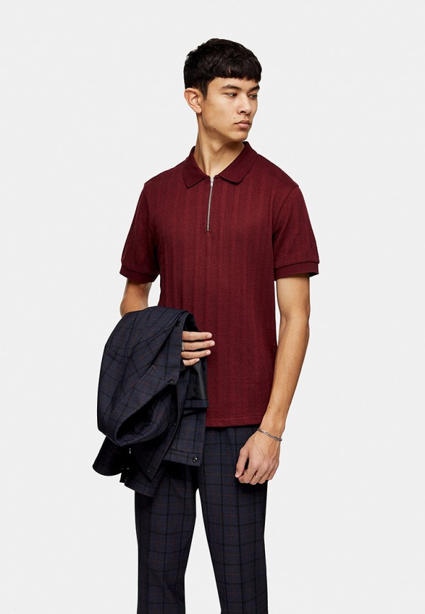 

Поло Topman, Бордовый