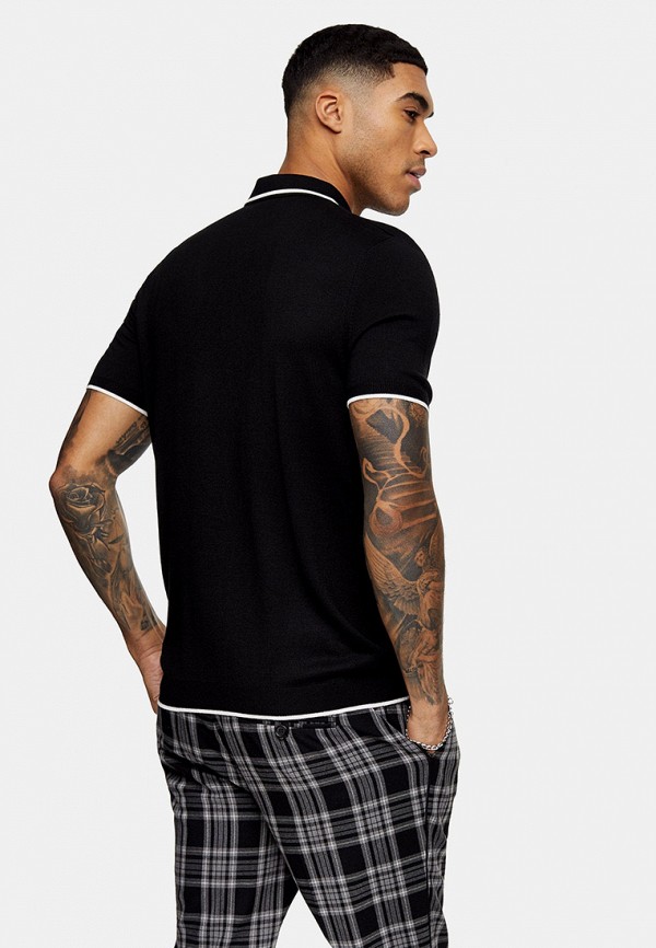 

Поло Topman, Черный, Topman TO030EMIEYU1