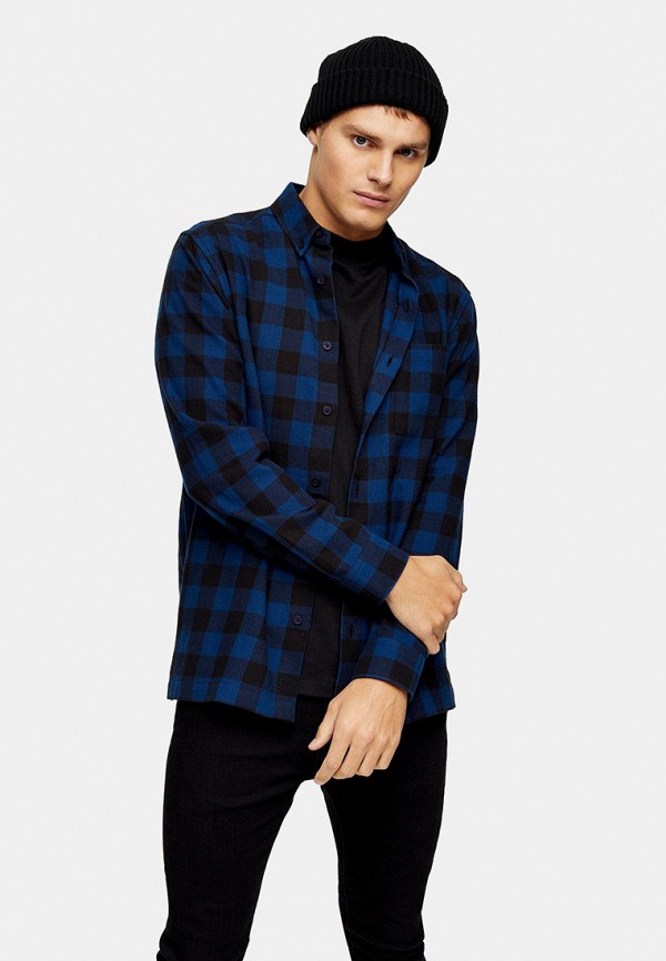 

Рубашка Topman, Синий, Topman TO030EMIEYU7