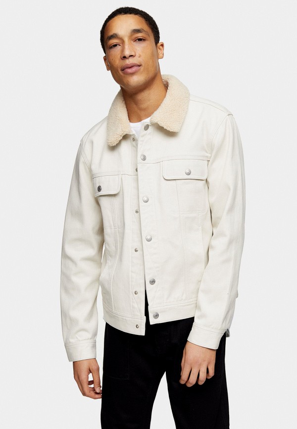 

Куртка джинсовая Topman, Белый, Topman TO030EMIHER0