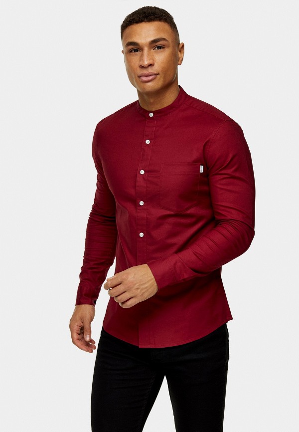 

Рубашка Topman, Бордовый, Topman TO030EMIHET6