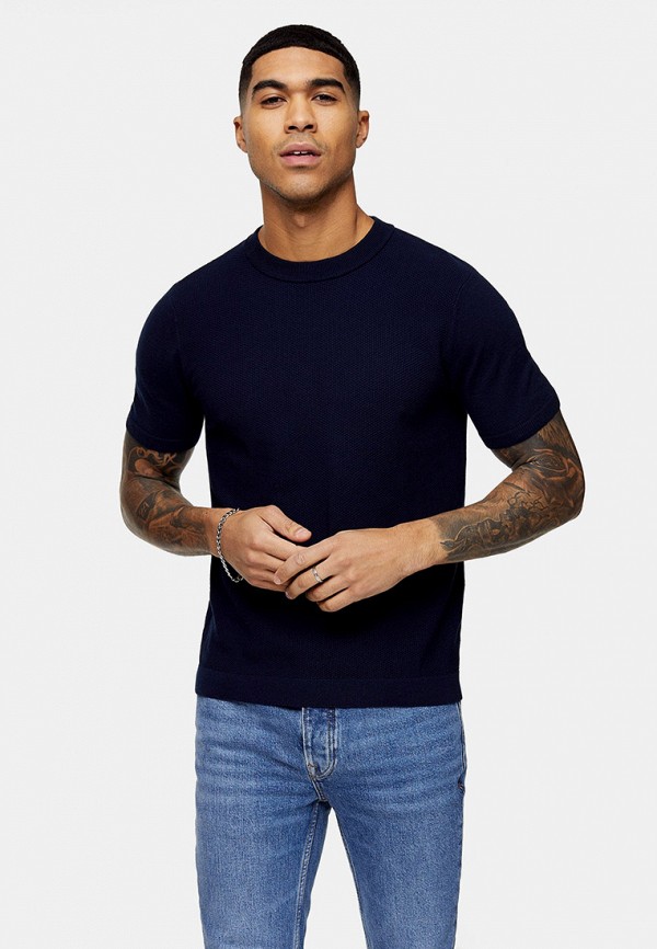

Футболка Topman, Синий, Topman TO030EMILNQ0