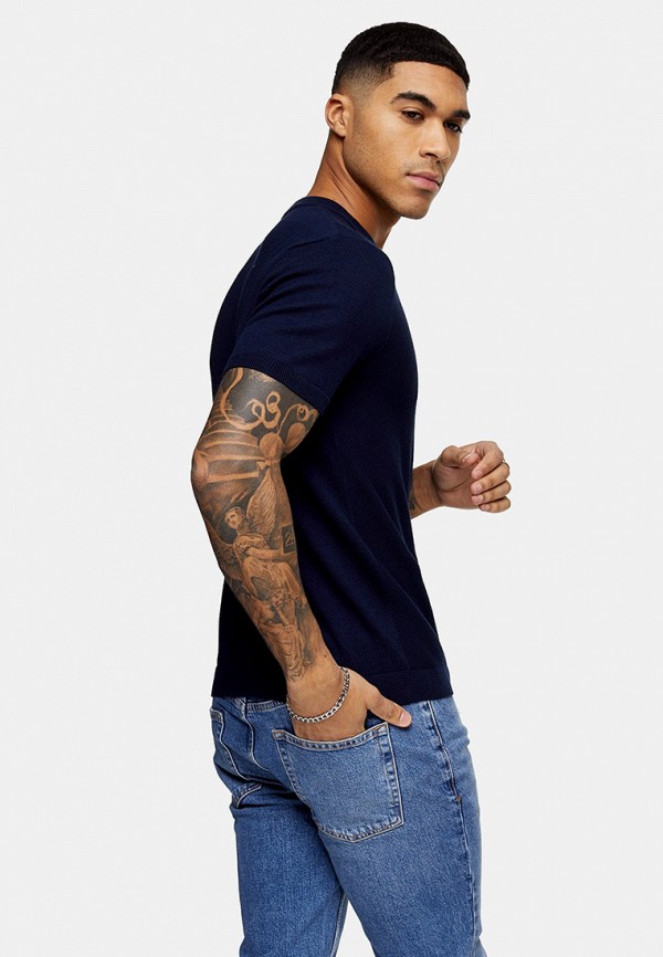 

Футболка Topman, Синий, Topman TO030EMILNQ0